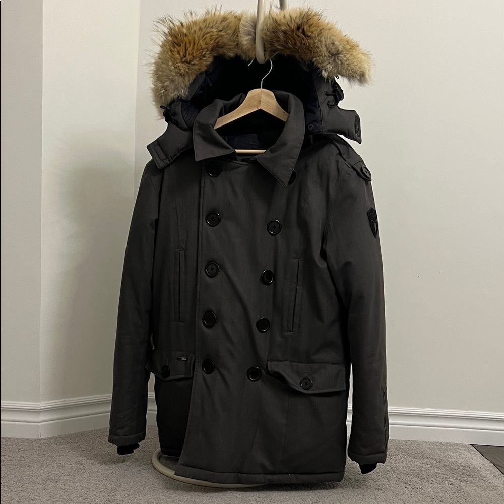 Men’s Nobis Peacoat with detachable Fur Hood